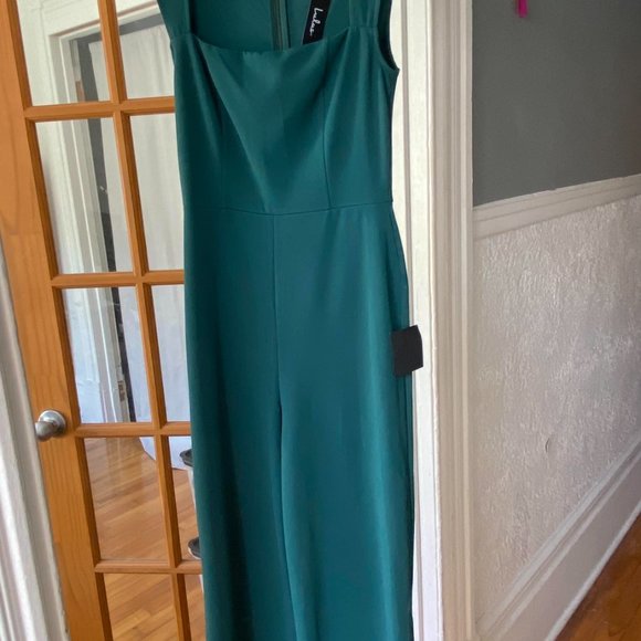 Lulus Enticing Endeavors Emerald Green Jumpsuit - Picture 3 of 3